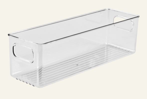 Smal oppbevaringsboks transparent - 8