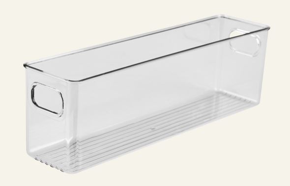 Smal oppbevaringsboks transparent - 7