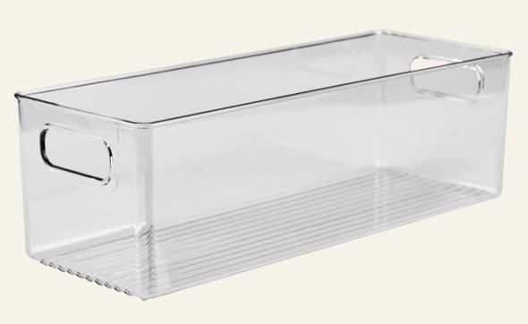 Smal oppbevaringsboks transparent - 9