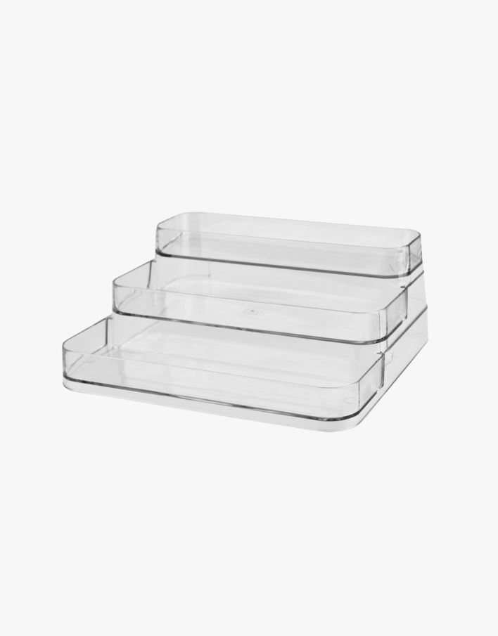 Oppbevaringsstativ transparent - 24,3x26,6x10,3 cm transparent - 1