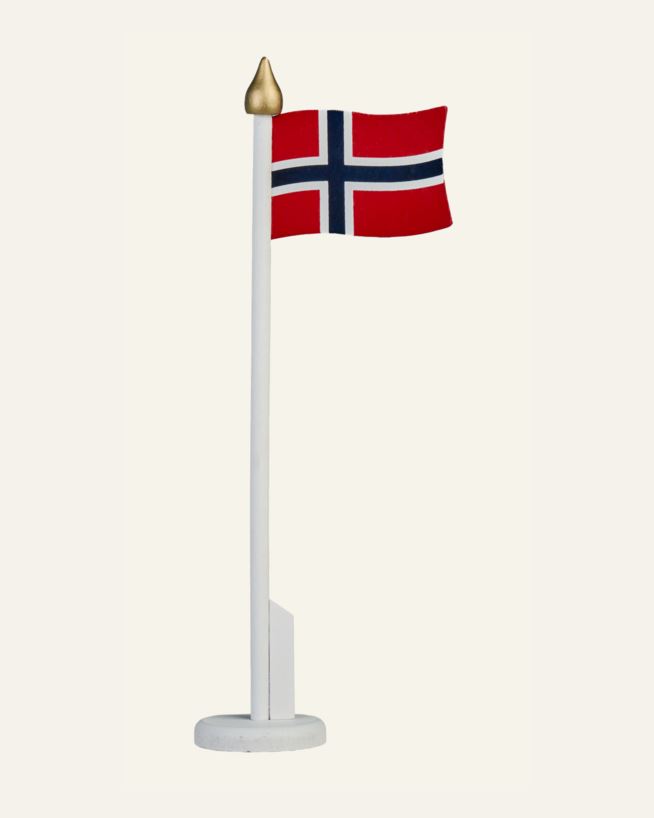 Flaggpynt multi rød - 34,5 cm multi rød - 1