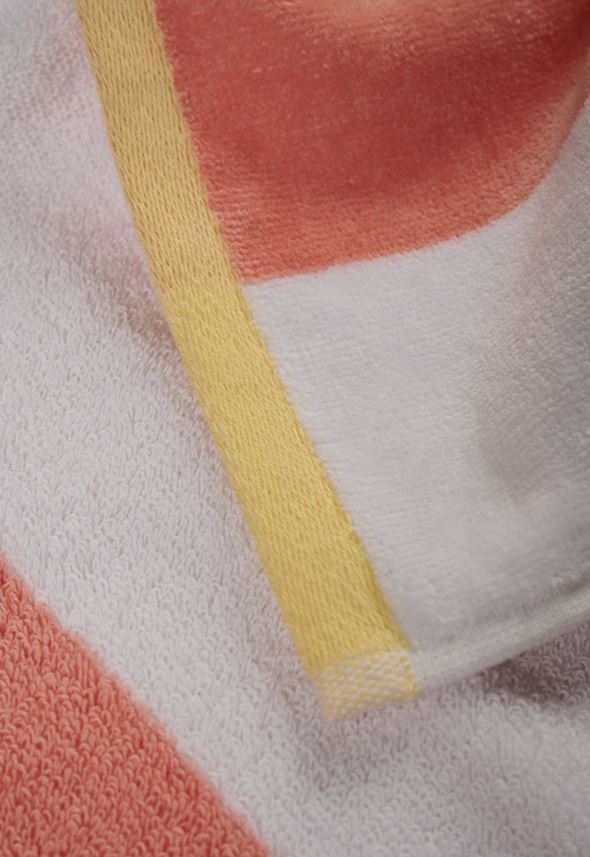 Badehåndkle lys korall - 3