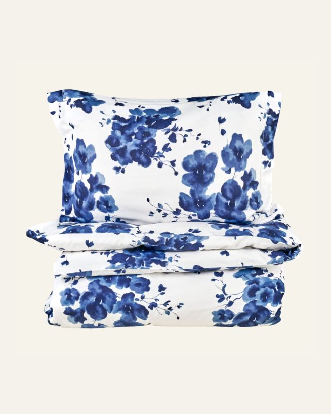 Sateng sengesett blå - 140x200 cm blå - 1