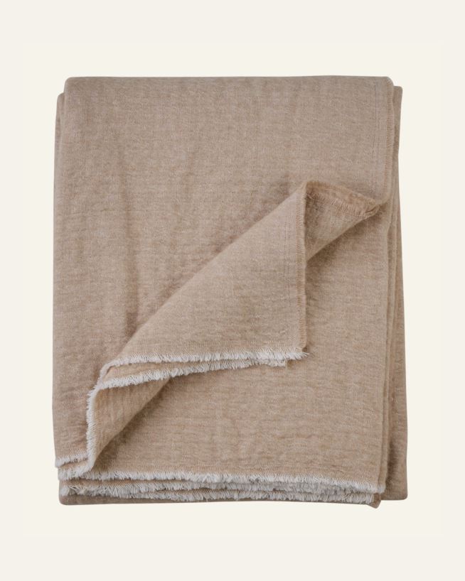 Pledd beige - 130x170 cm beige - 1