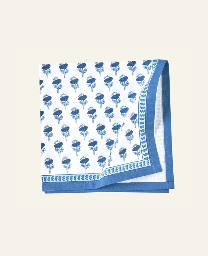 2pk tøyserviett blå - 45x45 cm blå - 1