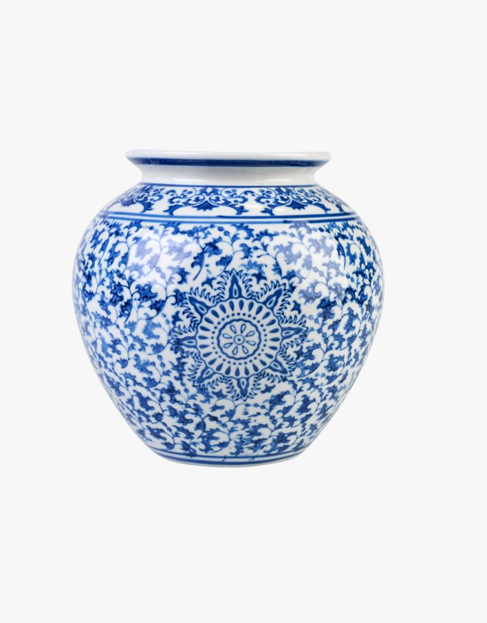 Vase multi blå - 22x22x21 cm multi blå - 1