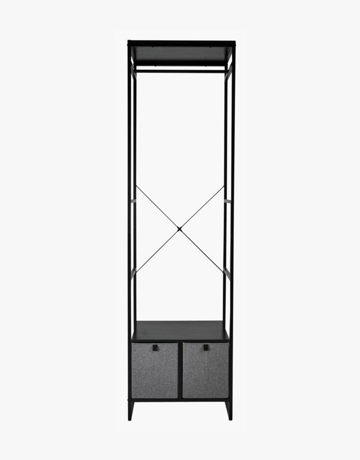 Klesstativ svart - 60x46,5x215 cm svart - 1