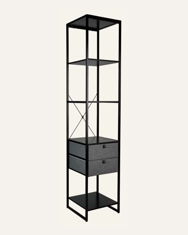 Klesstativ svart - 44x46,5x215 cm svart - 1