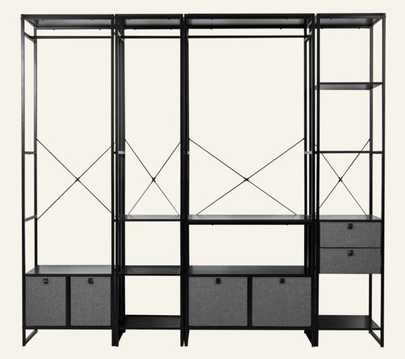 Klesstativ svart - 8