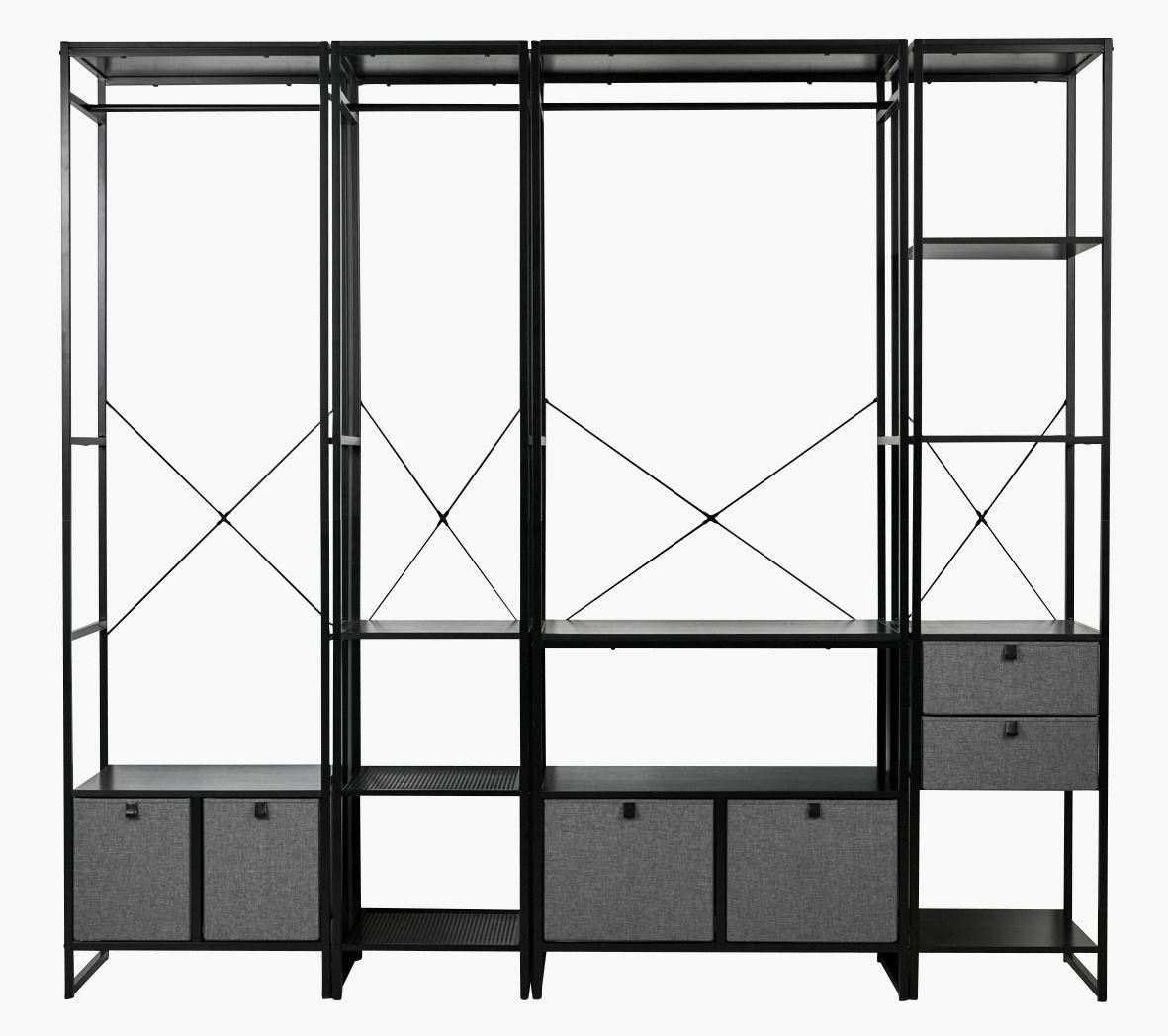 Klesstativ svart - 7