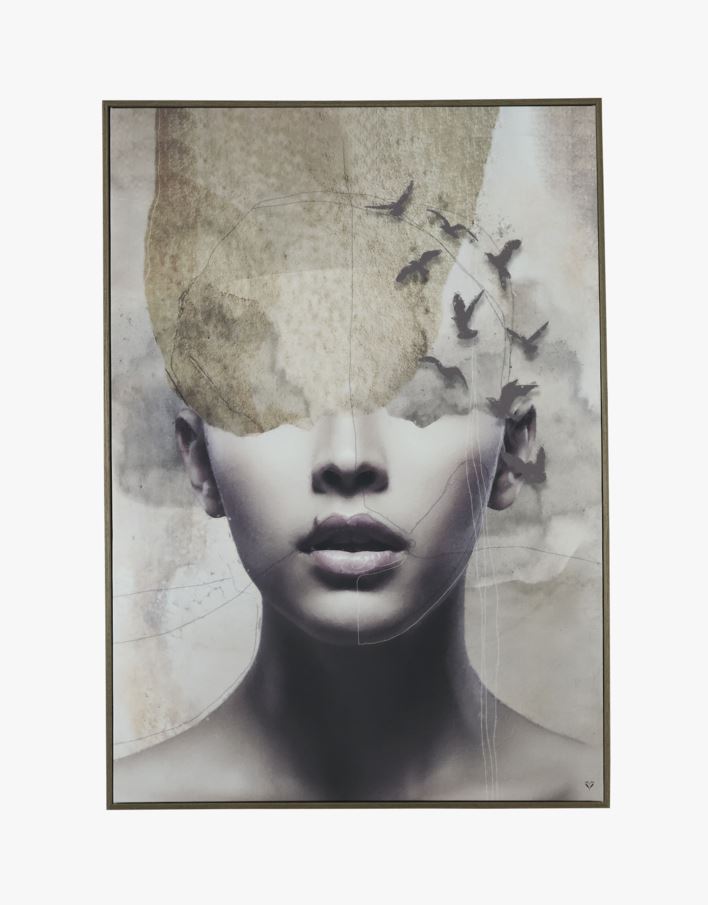 Bilde brun - 70x100 cm brun - 1