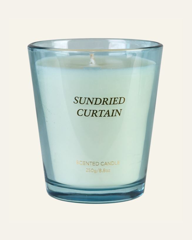 Duftlys blå - 250 g blå - 1