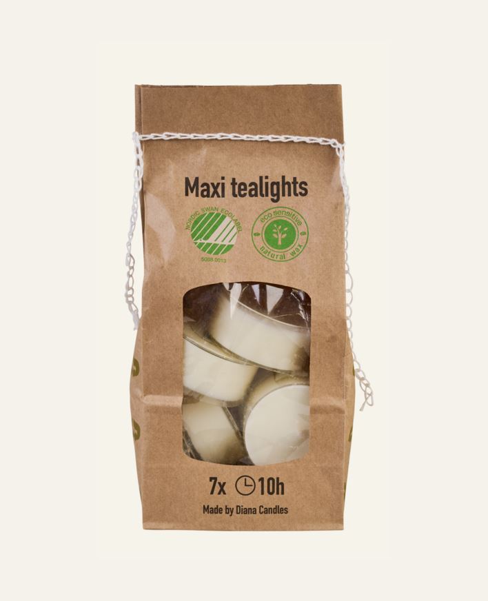 Store telys hvit - ø5,5cm hvit - 1