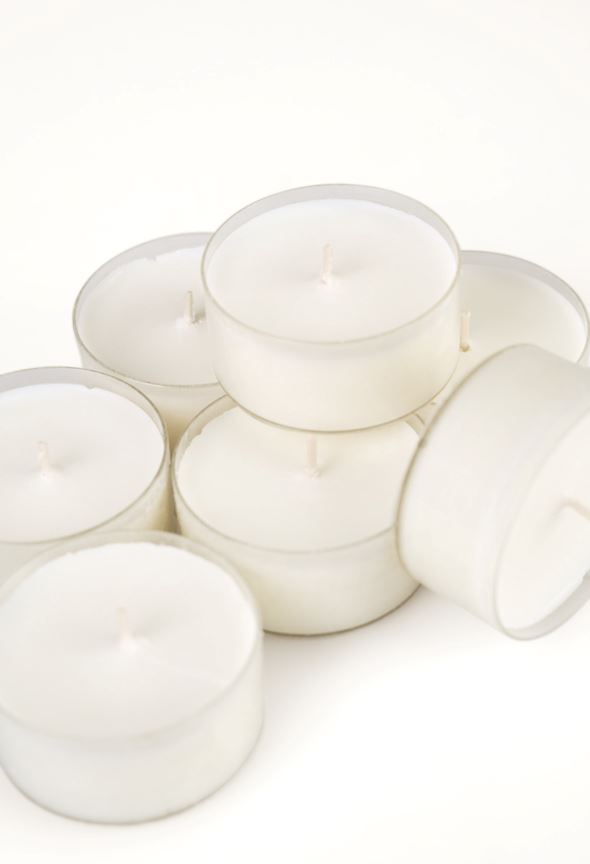 Store telys hvit - 2