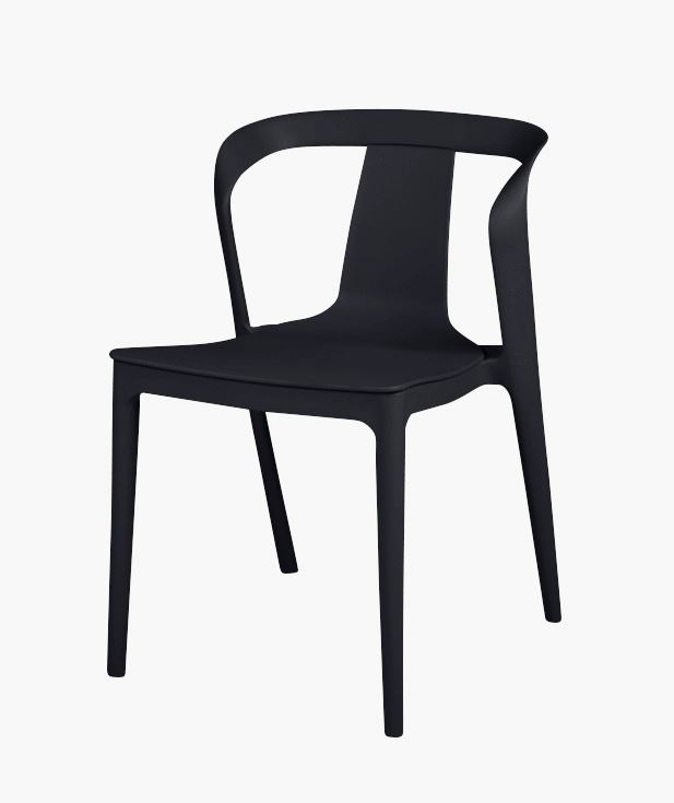 Hagestol svart - 52,6x49x78 cm svart - 1