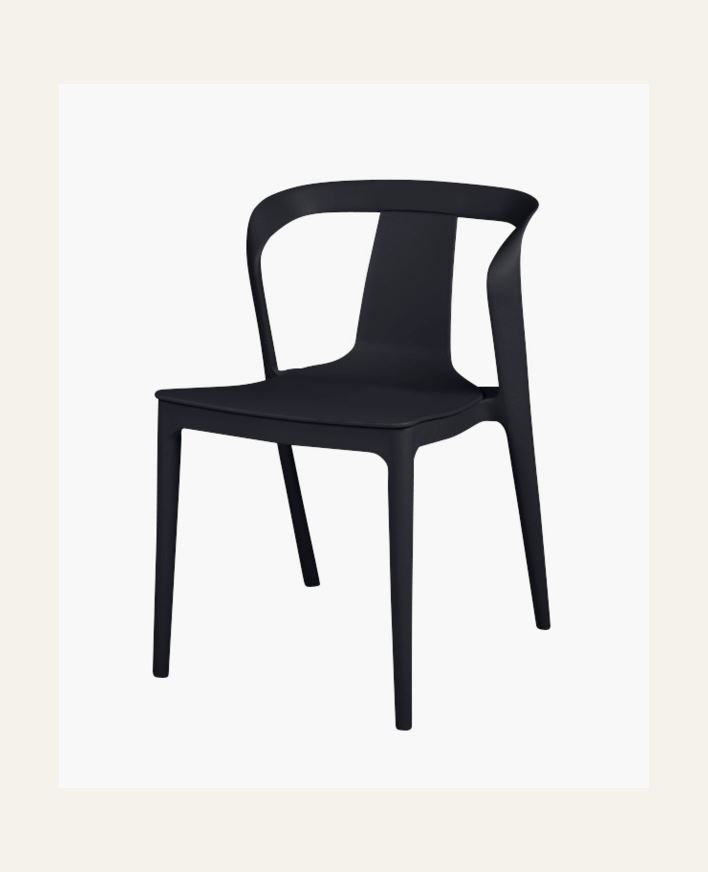 Hagestol svart - 52,6x49x78 cm svart - 1