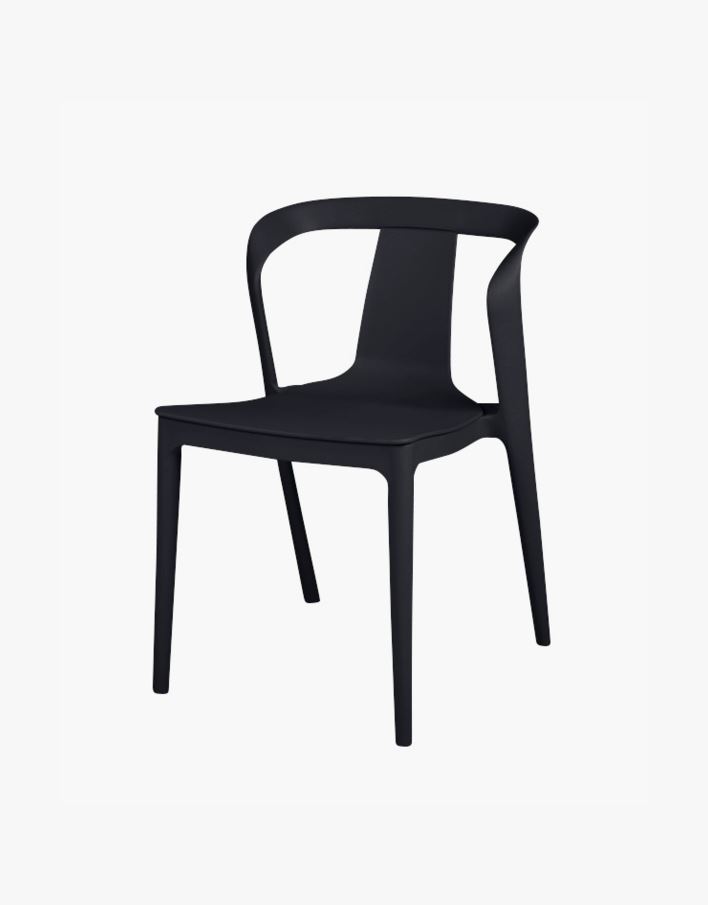 Hagestol svart - 52,6x49x78 cm svart - 1