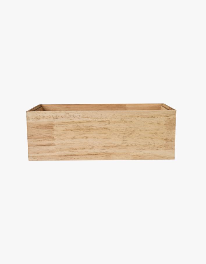 Stablebar oppbevaringsboks natur - 35x20x12 cm natur - 1