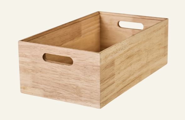 Stablebar oppbevaringsboks natur - 3