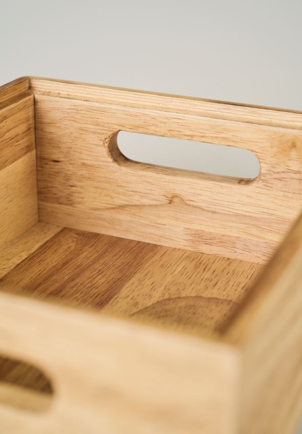 Stablebar oppbevaringsboks natur - 4