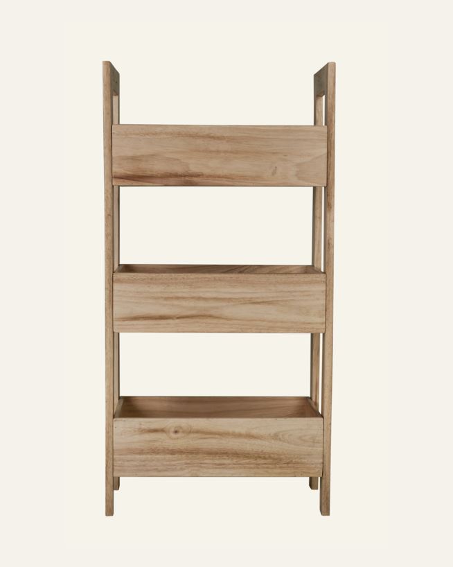 Oppbevaringsstativ natur - 45x25x90 cm natur - 1