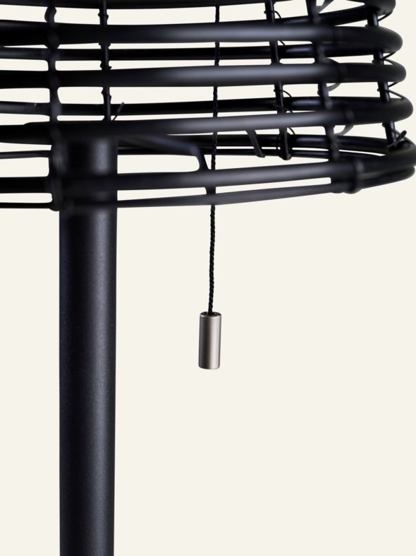 Led gulvlampe svart - 2