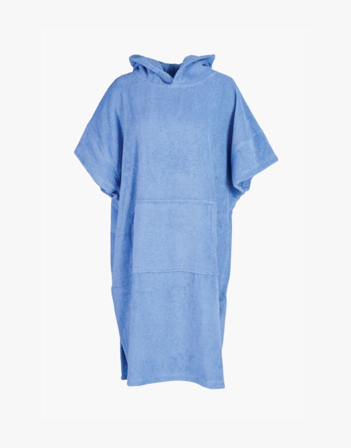 Poncho blå - 78x111 cm blå - 1