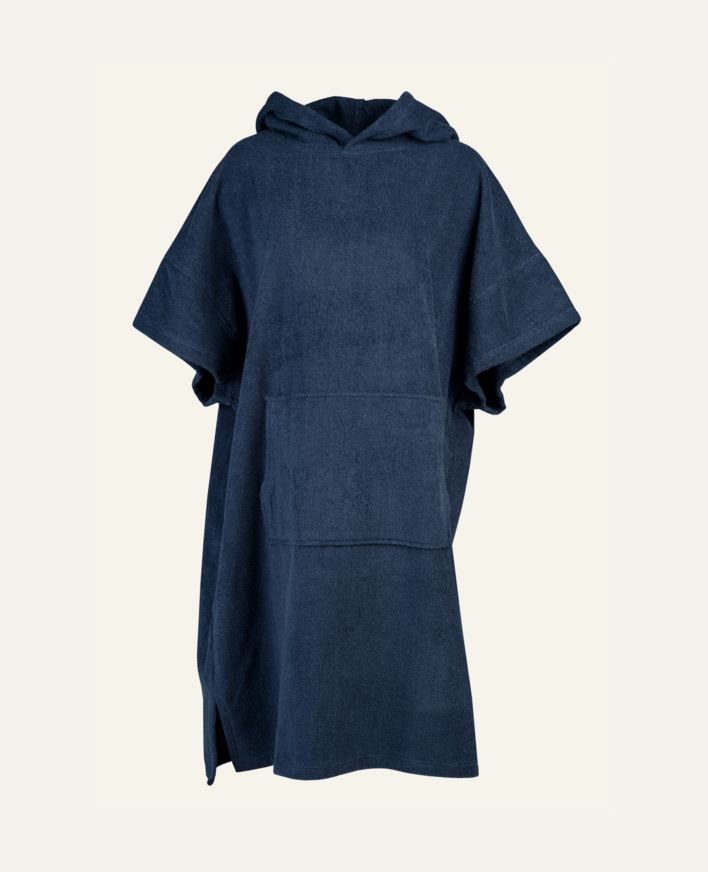 Poncho marineblå - 78x111 cm marineblå - 1