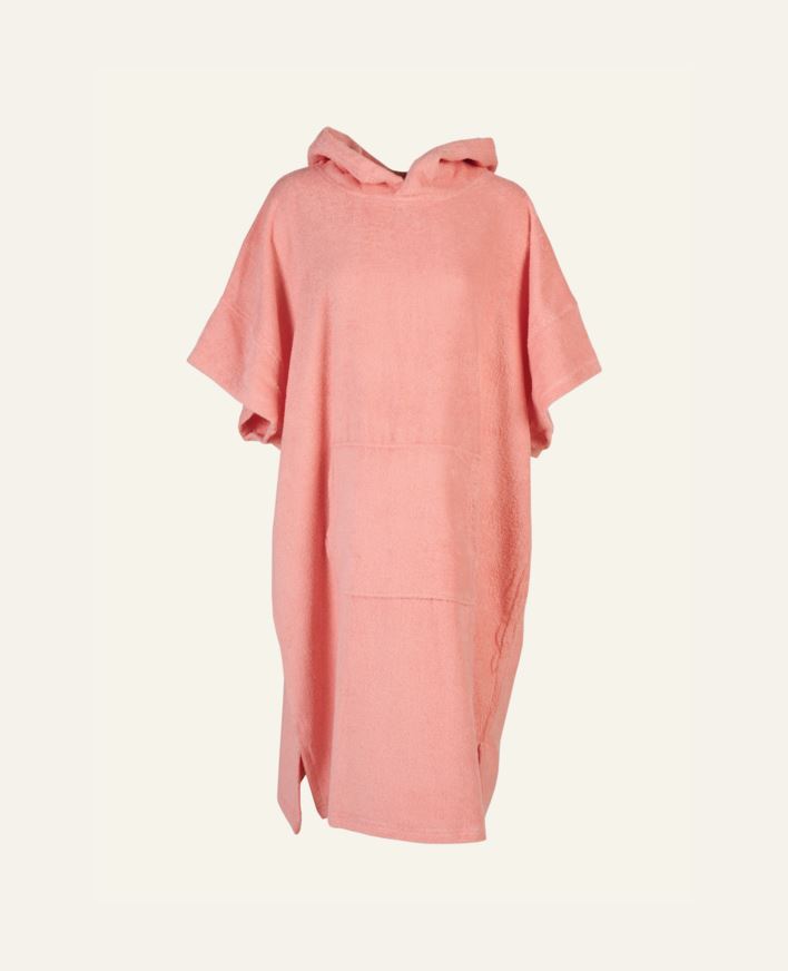 Poncho lys korall - 78x111 cm lys korall - 1