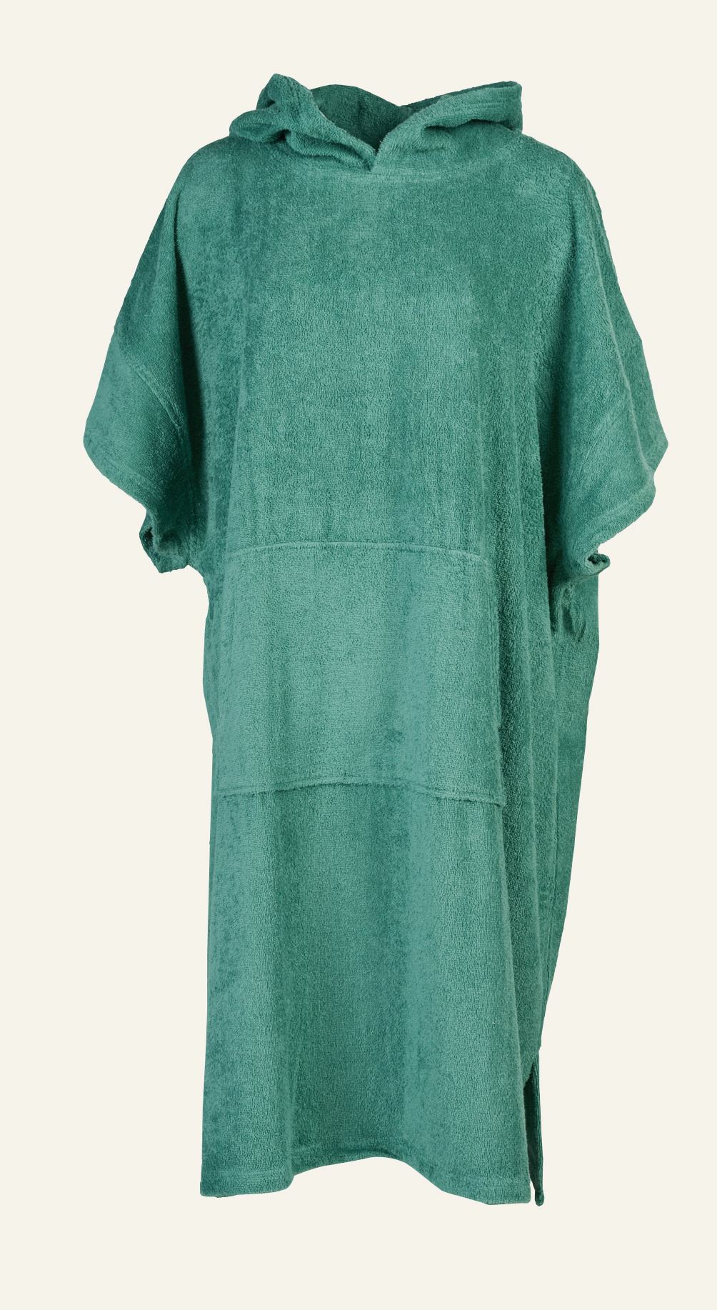 Poncho mørk grønn - 78x111 cm mørk grønn - 1