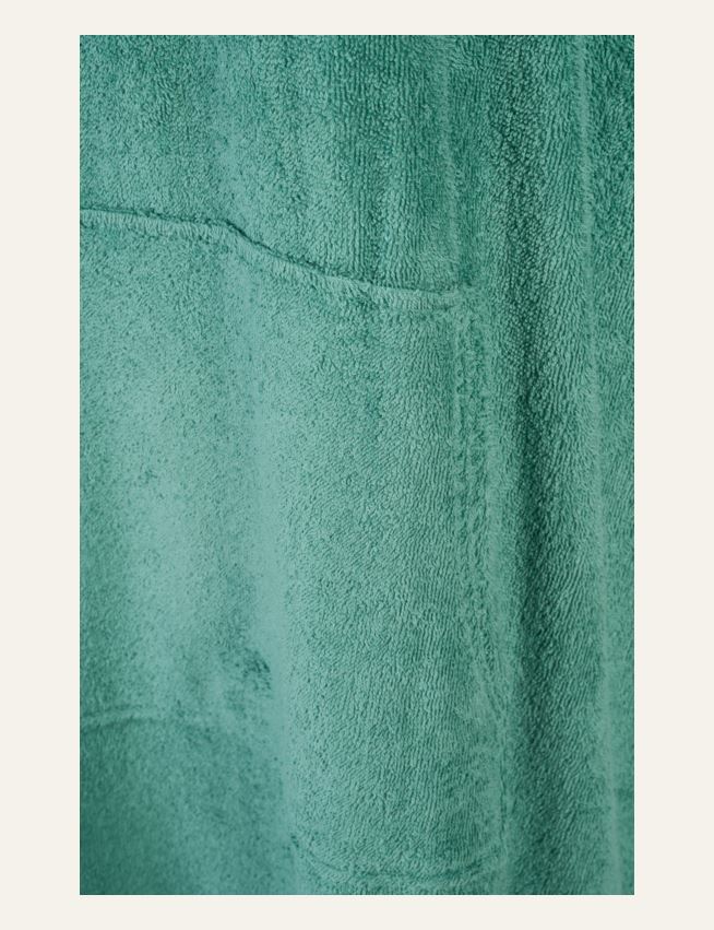 Poncho mørk grønn - 4