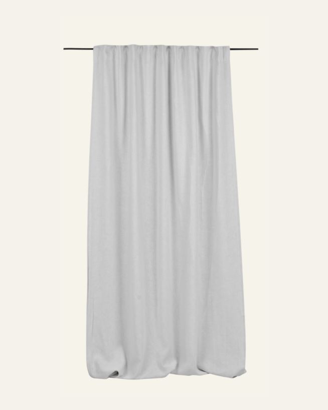 Lysdempende lingardin hvit - 135x250 cm hvit - 1