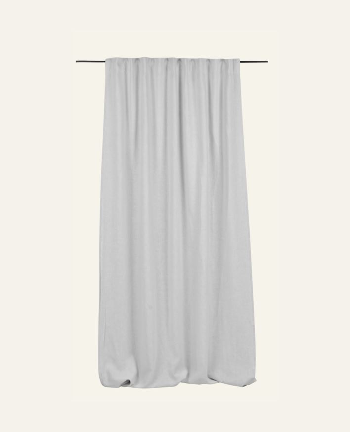 Lysdempende lingardin hvit - 135x250 cm hvit - 1