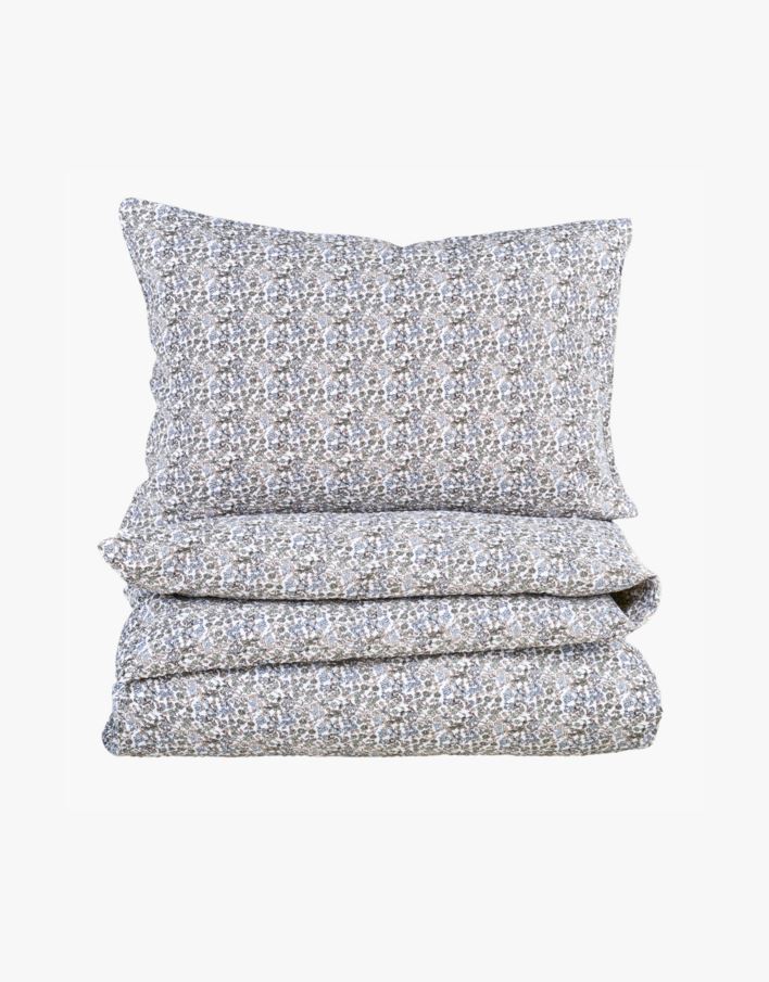 Krepp sengesett multi blå - 200x220 cm multi blå - 1