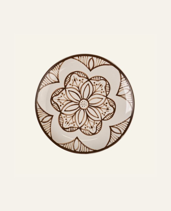 Tallerken brun - ø20,5 brun - 1