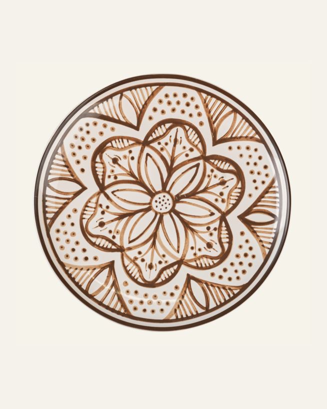 Tallerken brun - ø27,3 brun - 1