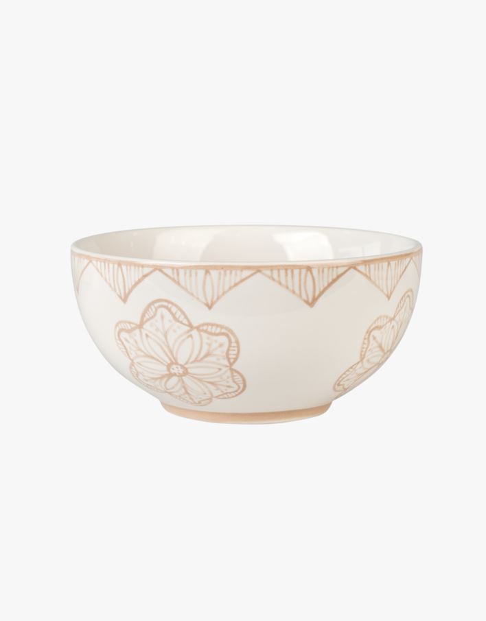 Skål beige - ø14 h7 cm beige - 1