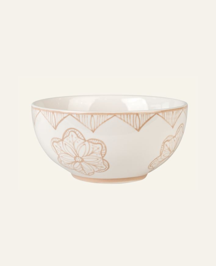 Skål beige - ø14 h7 cm beige - 1