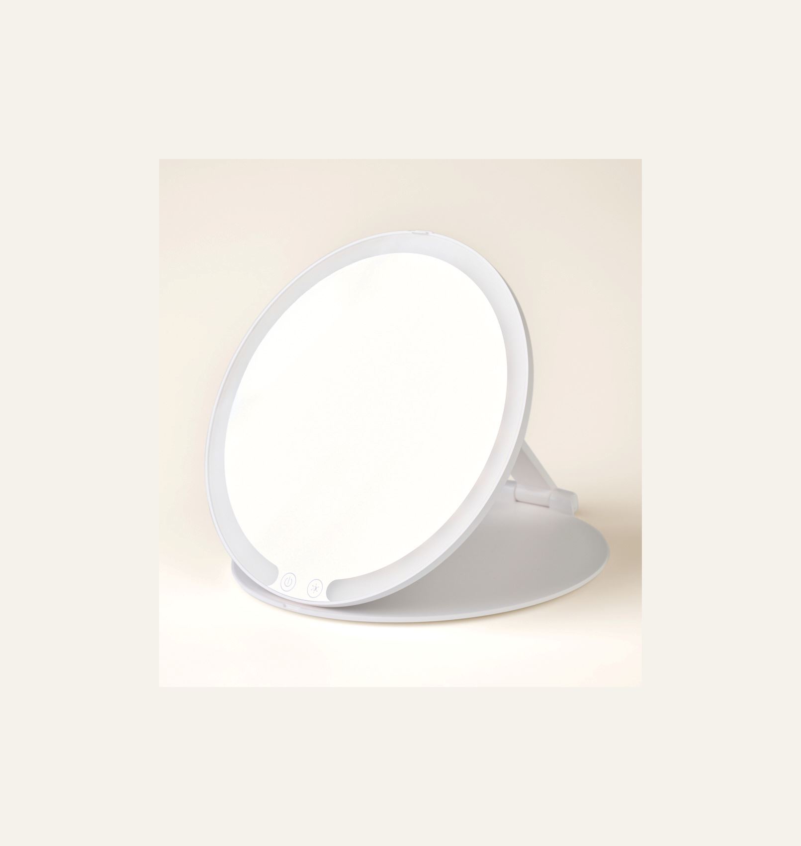 Speil med led-lys hvit - 2