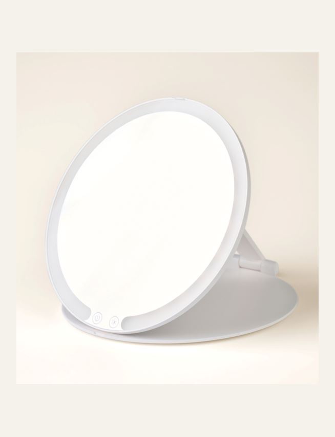 Speil med led-lys hvit - 2