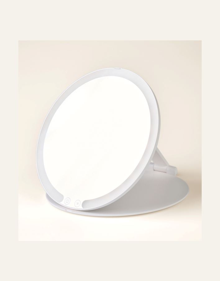 Speil med led-lys hvit - 2