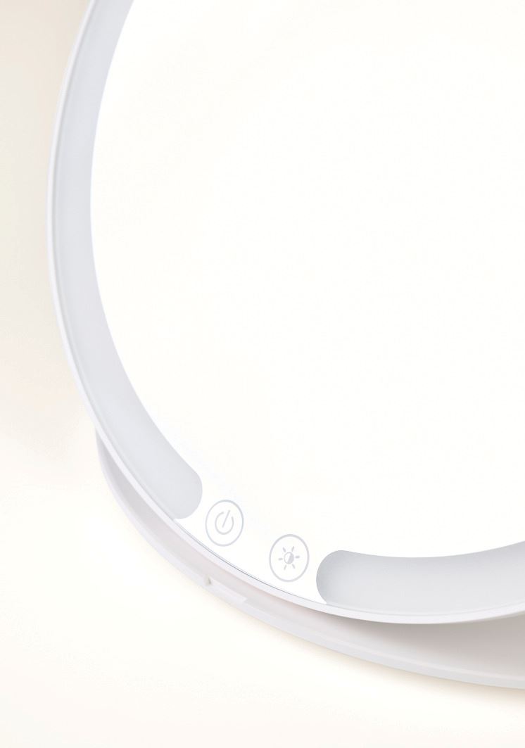 Speil med led-lys hvit - 5