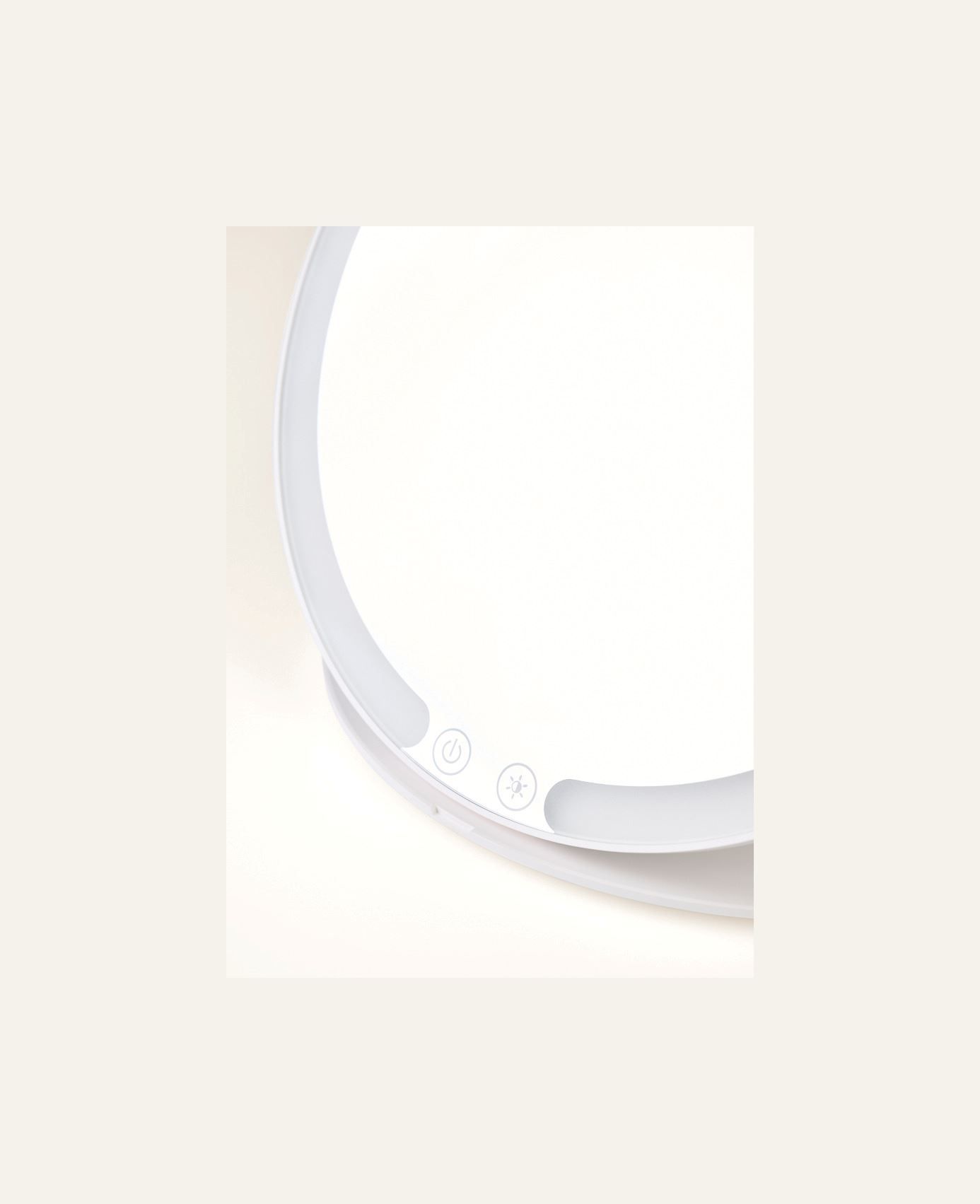 Speil med led-lys hvit - 5