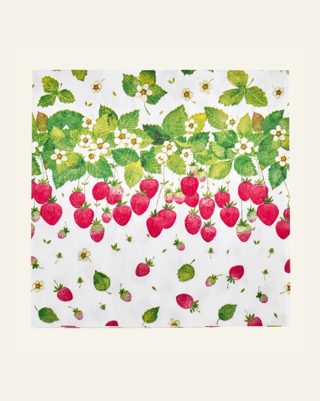 Papirservietter multi rød - 33x33 cm multi rød - 1