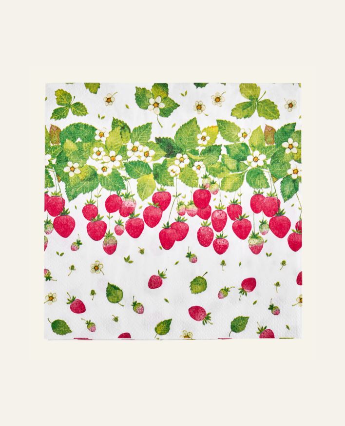 Coctail papirserviett multi rød - 25x25 cm multi rød - 1