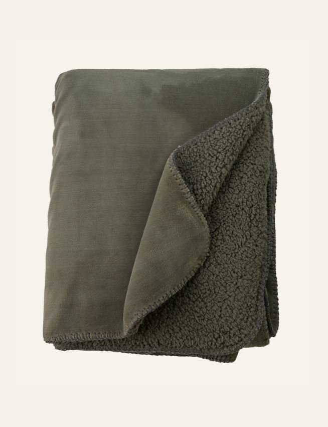 Fleecepledd olivengrønn - 2