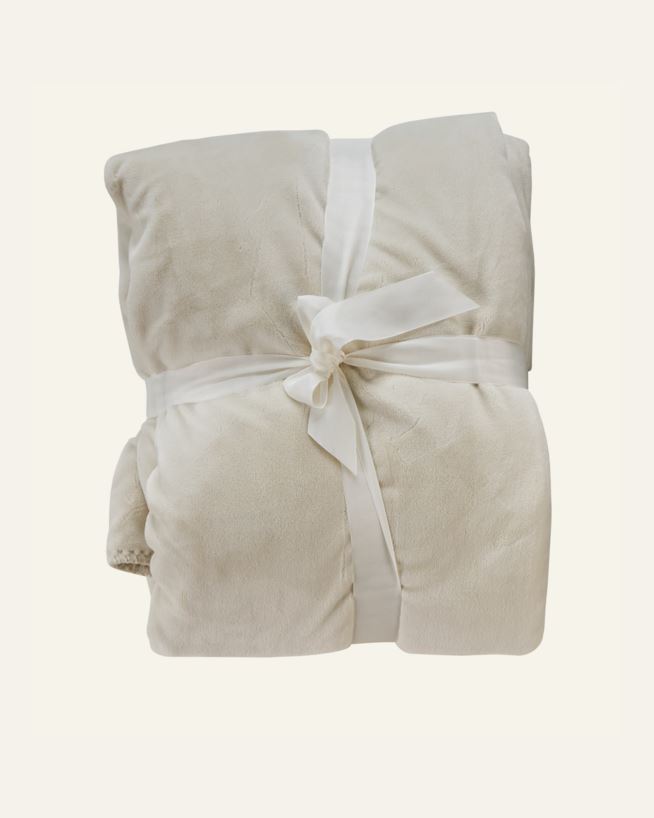 Fleecepledd offwhite - 130x170 cm offwhite - 1