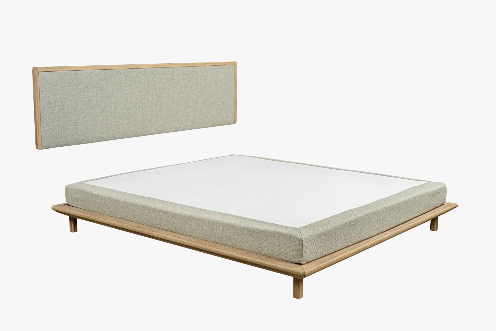 Seng naturoljet eik beige - 2