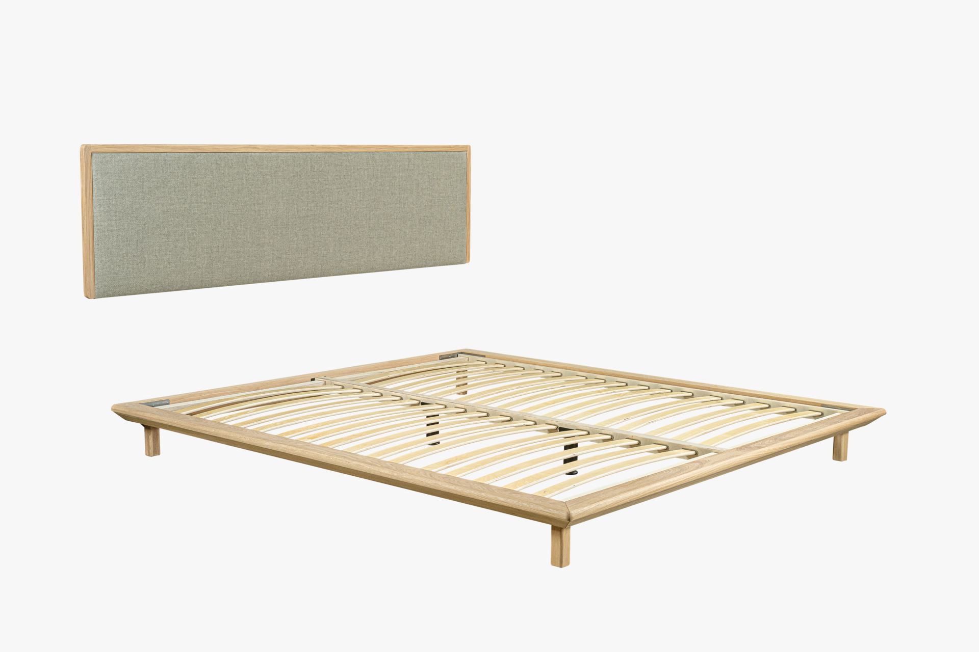 Seng naturoljet eik beige - 4