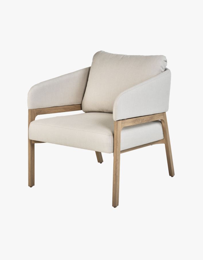 Loungestol beige - 79x69,5x73 cm beige - 1